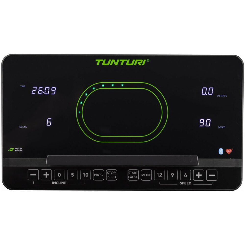 Tunturi looptrainer, loopband, T50 Grijs .- - Afbeelding 17