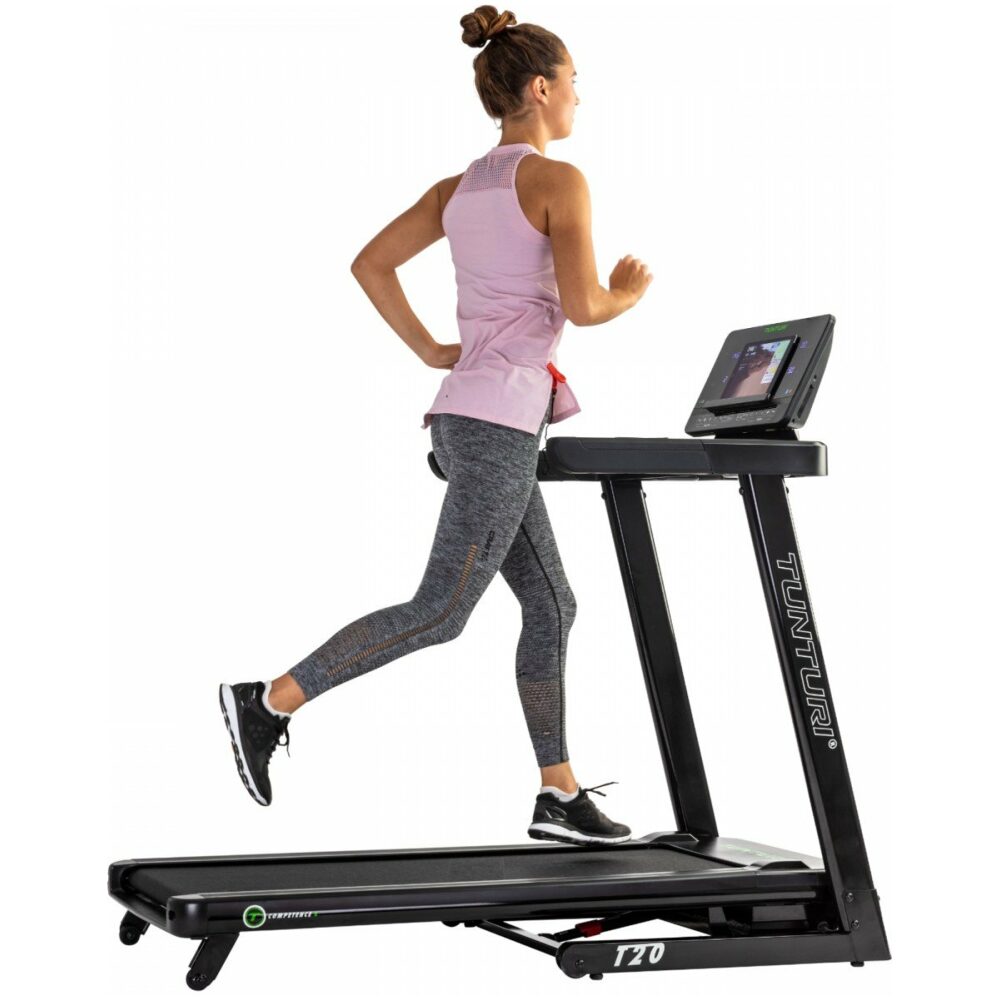 Tunturi looptrainer, loopband, T20 Grijs - Afbeelding 17