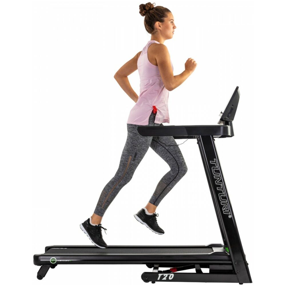 Tunturi looptrainer, loopband, T20 Grijs - Afbeelding 13