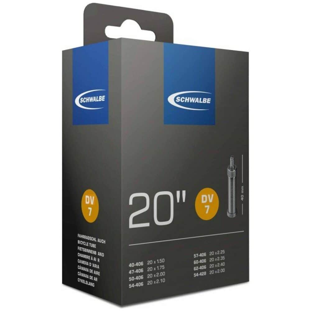 Schwalbe Binnenband DV7 20 x 1.50 - 2.00 Holland Ventiel 40mm Zwart