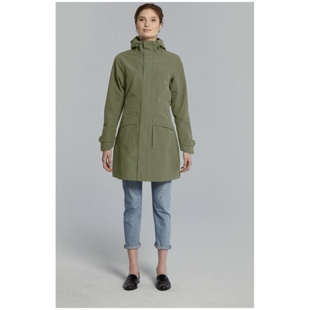 Basil REGENJAS BAS MOSSE PARKA DS GR Olive Green - Afbeelding 4