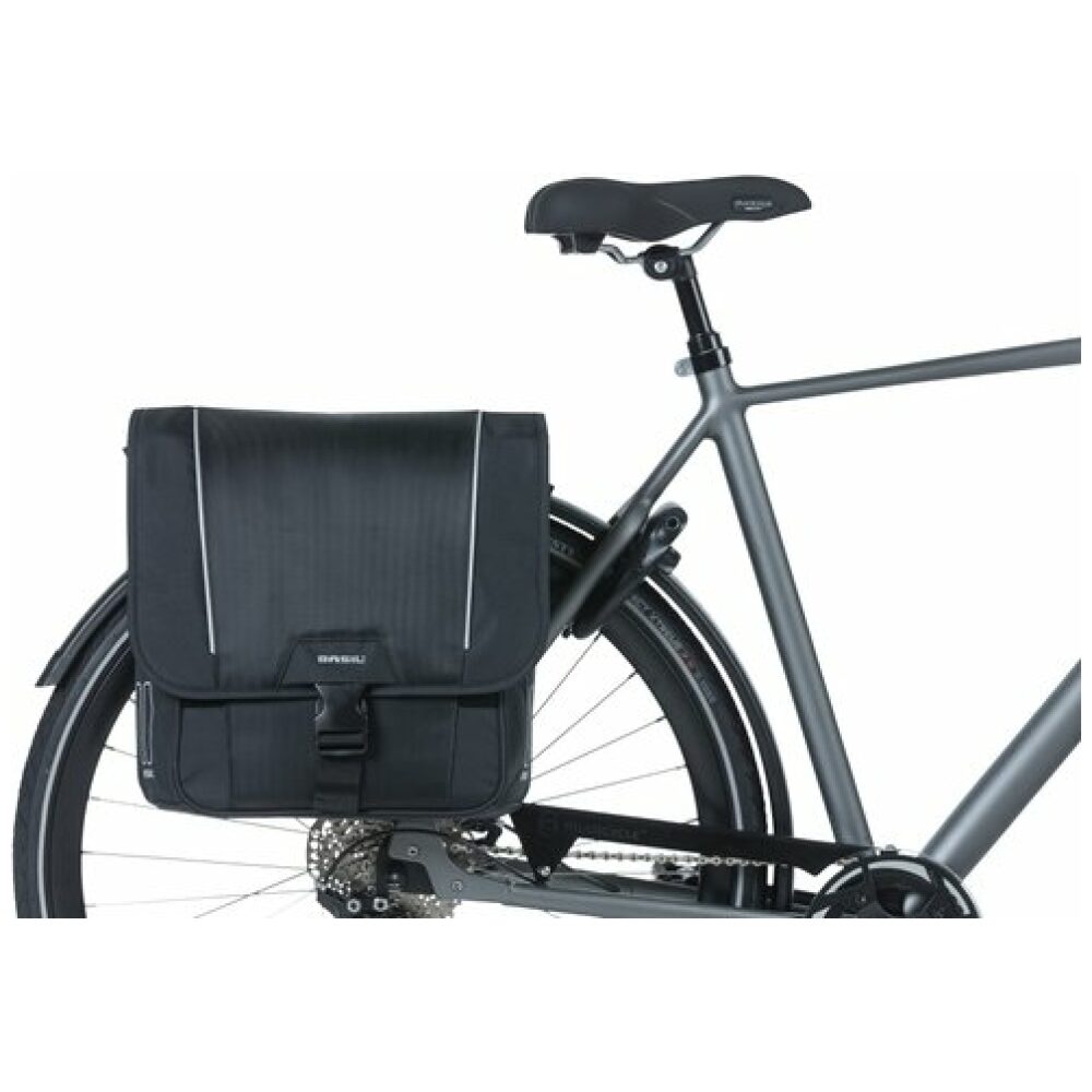Basil Fietstas dubbel Sport Design Zwart - Afbeelding 2