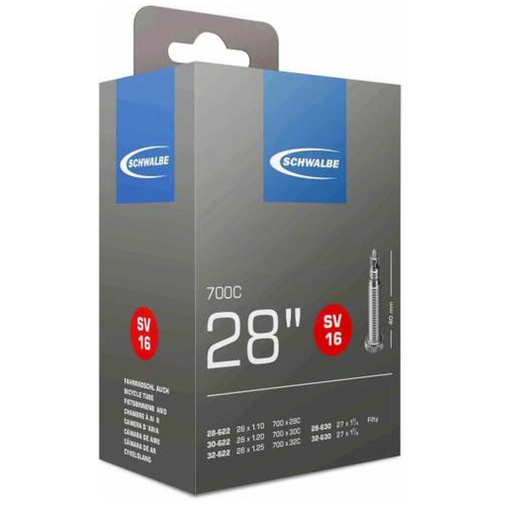 Schwalbe Binnenband SV16 28 x 1.10 - 1.25 fv 40mm ZWART - Afbeelding 3