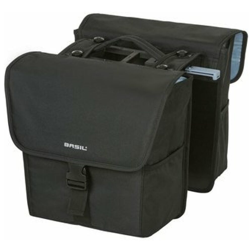 Basil TAS BAS DUBBEL GO MIK 32L Solid Black