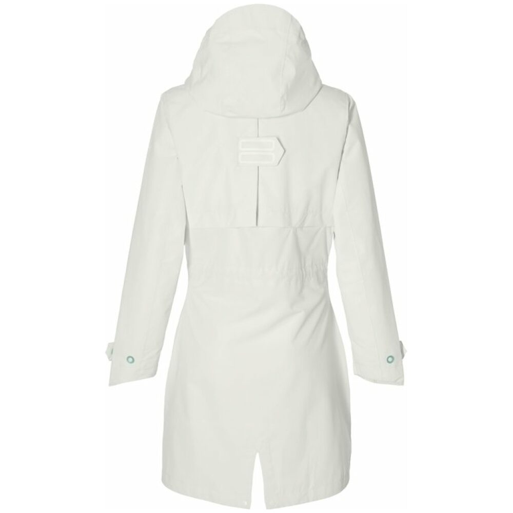 Basil REGENJAS BAS MOSSE PARKA DS WI Snow White - Afbeelding 6
