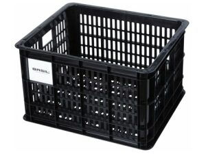 Basil fietskrat 29.5L recycled Zwart