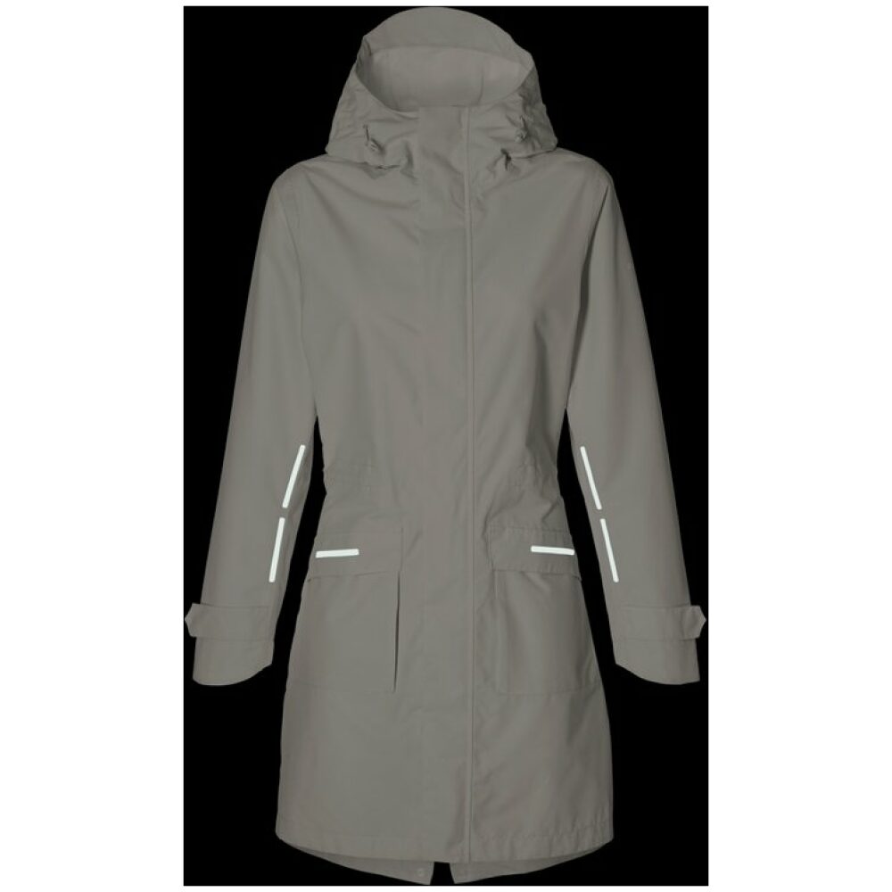 Basil REGENJAS BAS MOSSE PARKA DS WI Snow White - Afbeelding 4