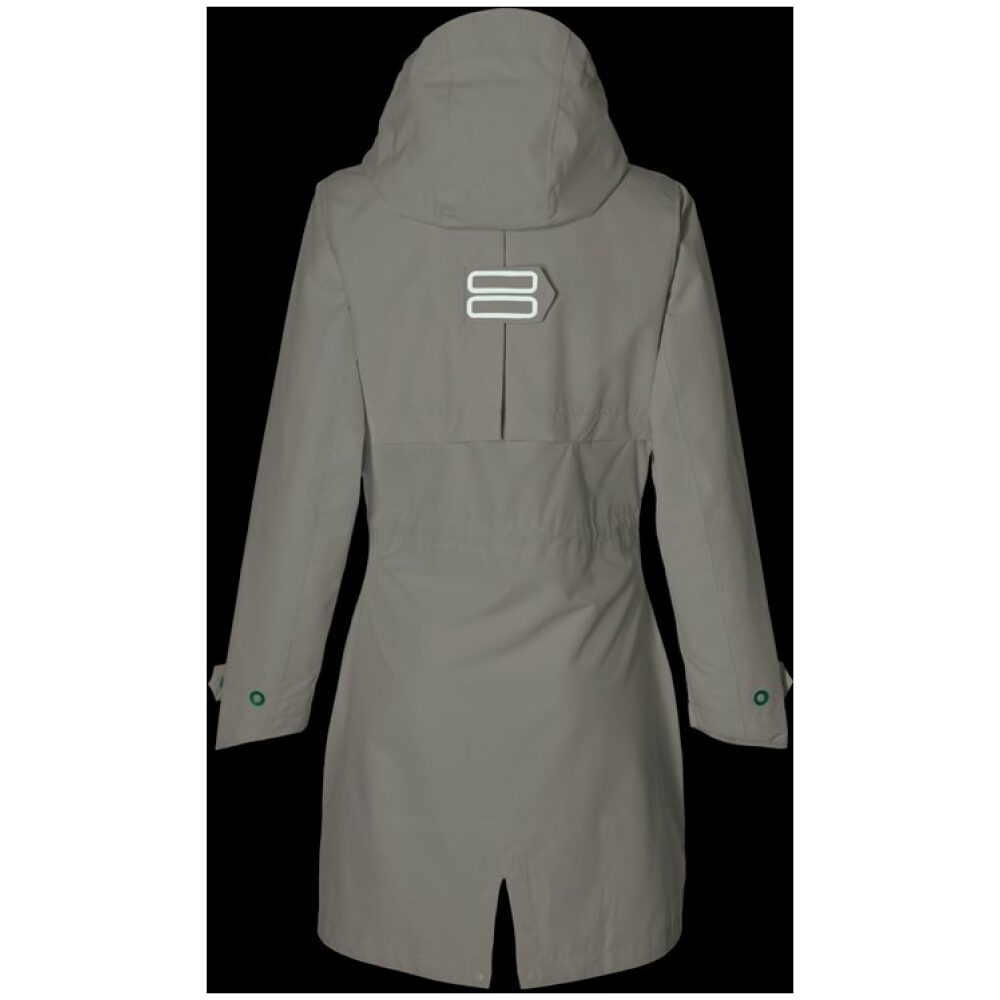 Basil REGENJAS BAS MOSSE PARKA DS WI Snow White - Afbeelding 3