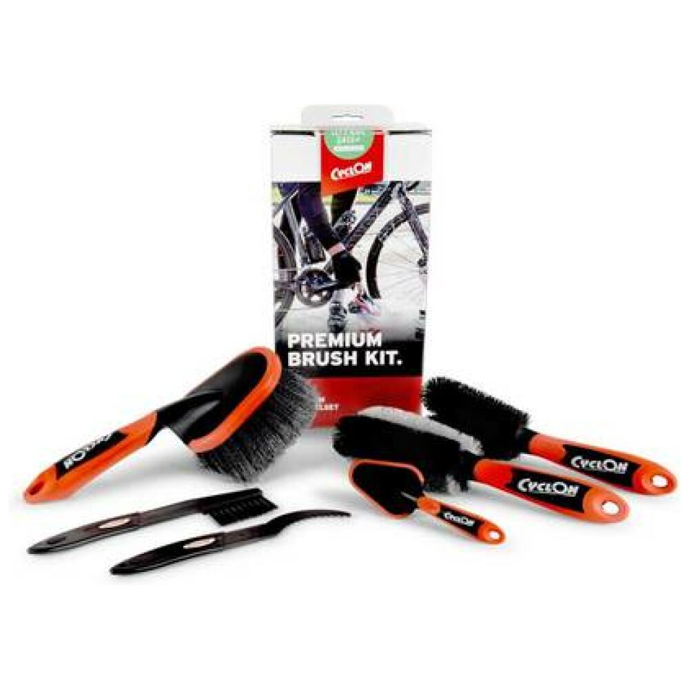 Cyclon borstel set Zwart
