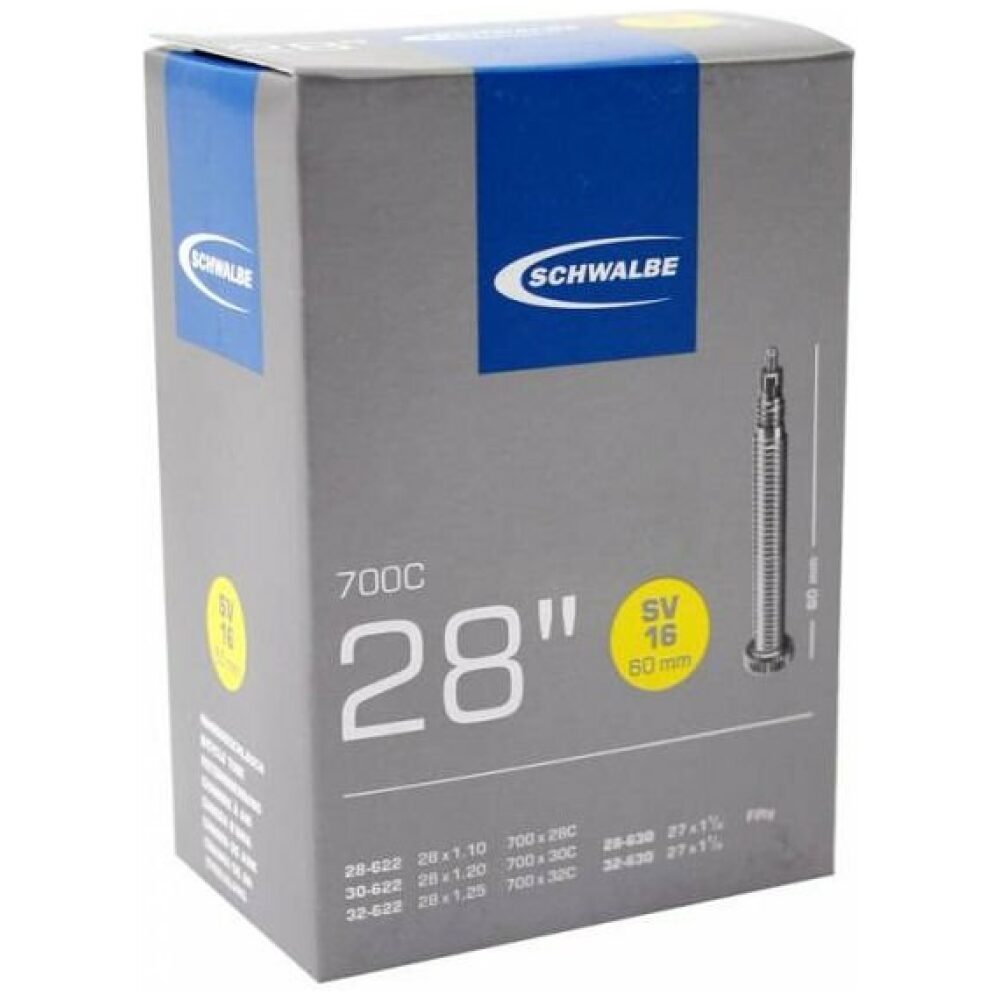 Schwalbe BIB 28X11/8-11/4-120 SC SV (60) SV16 Zwart