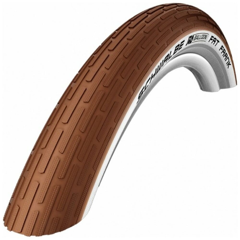 Schwalbe btb Fat Frank K-Guard 28 x 2.00 br/wit re Bruin/Wit