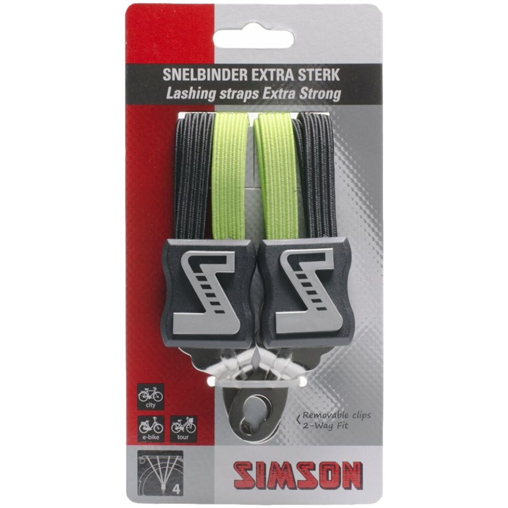 Simson snelbinder extra strong zw/grn Black