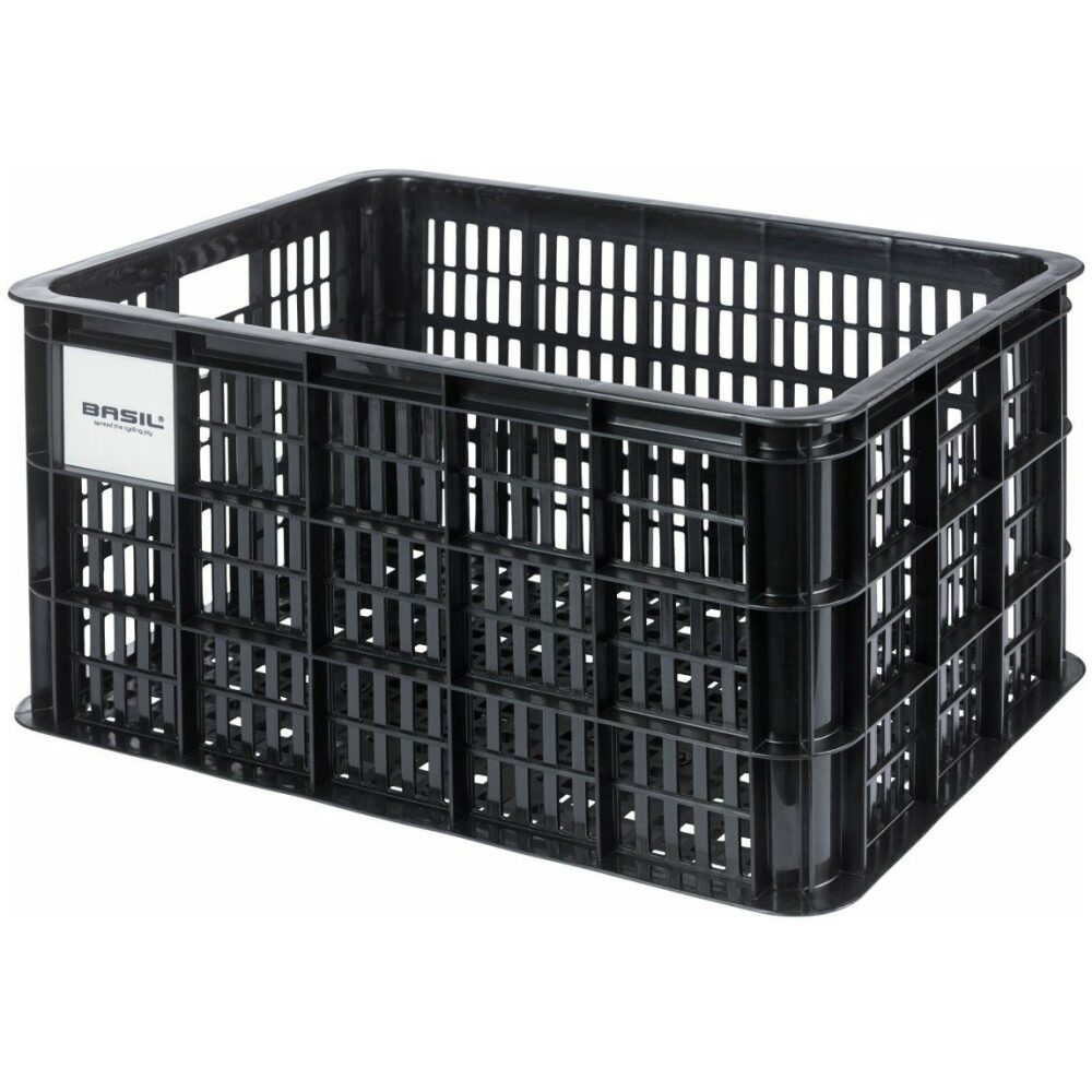 Basil KRAT BAS L MIK PVC ZW 40L Zwart
