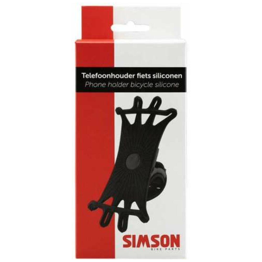 Simson Telefonhalter Silikon ZWART