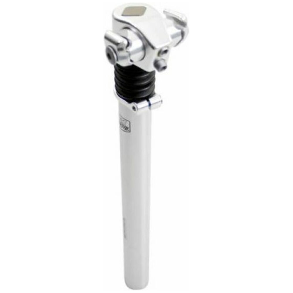 Merkloos Zadelpen verend ATB 27.2x300 zi Zilver