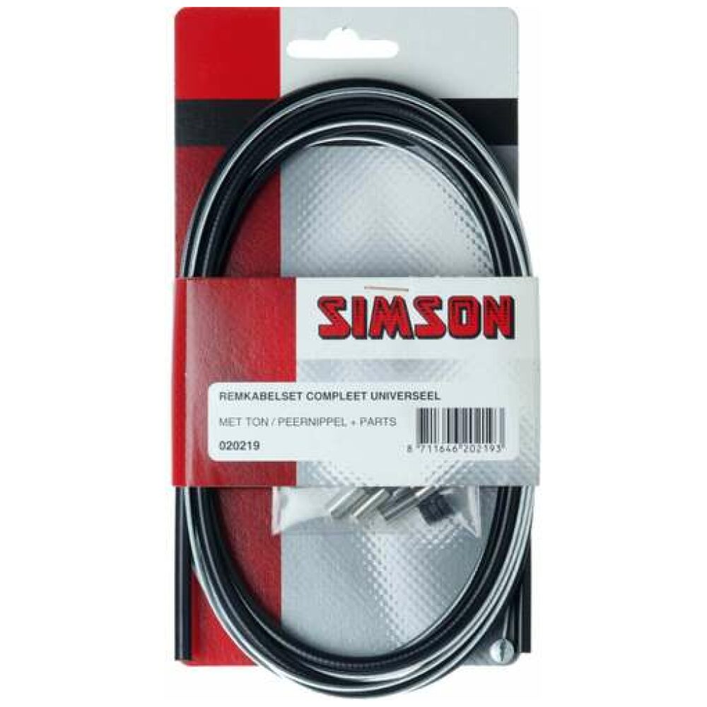 Simson remkabel uni cpl zw Zwart