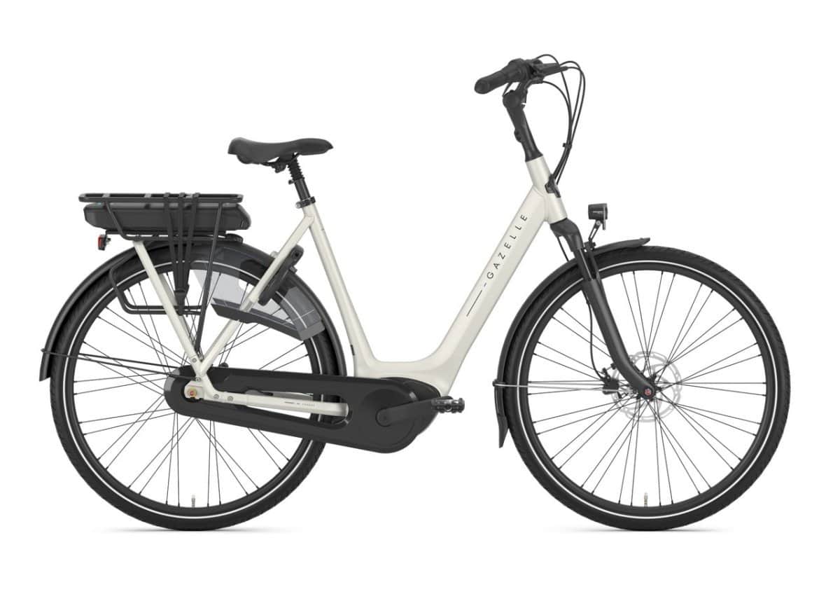 Gazelle Orange C8, Kleur Ivory, elektrische fiets.