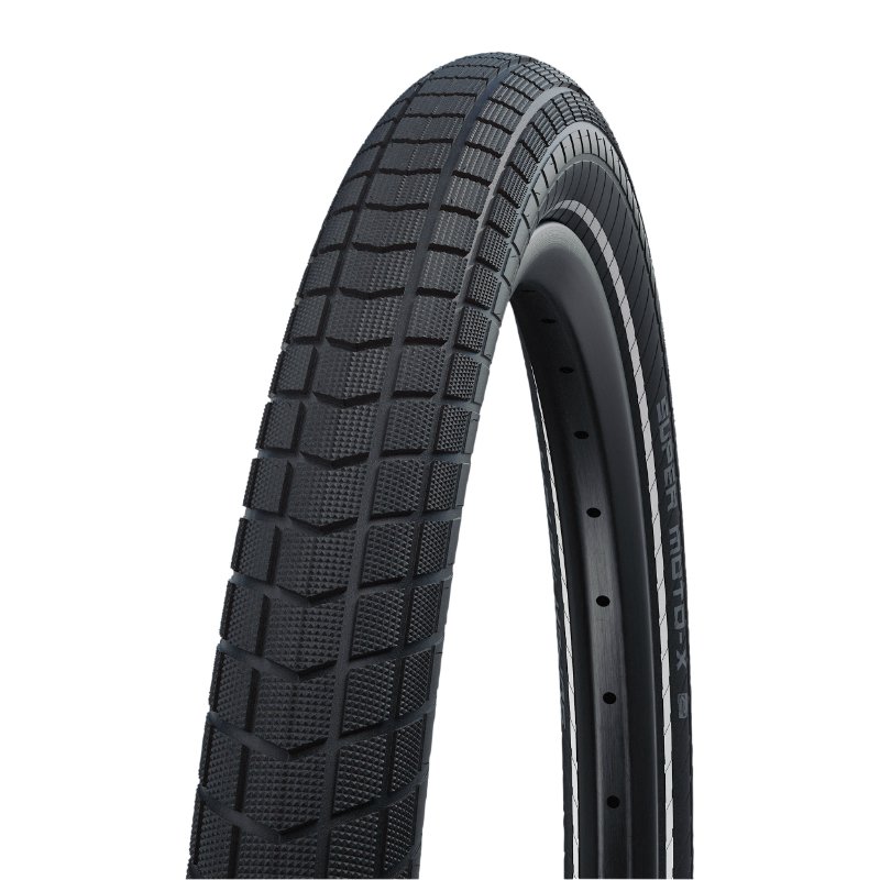 Schwalbe BUB 20X240 SC R SUPER MOTO X AGG DD ZW Zwart