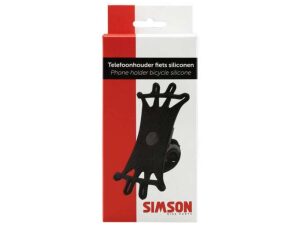 Simson Telefonhalter Silikon ZWART