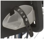 Unbranded ZADELPENVULBUS ALM 27.2-29.6 80MM ZILVER