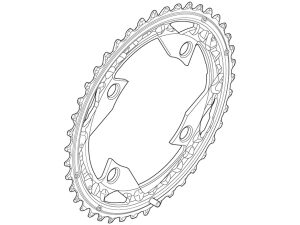 Shimano Kettingblad 42T-AE Deore Zwart