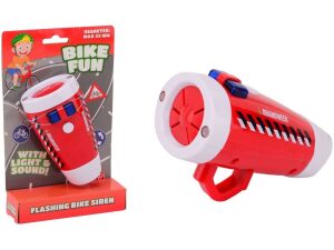 Bike Fun Brandweer sirene met Fietslamp Rood