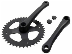 Cortina crankstel 42t 3/32 black matt Mat Zwart