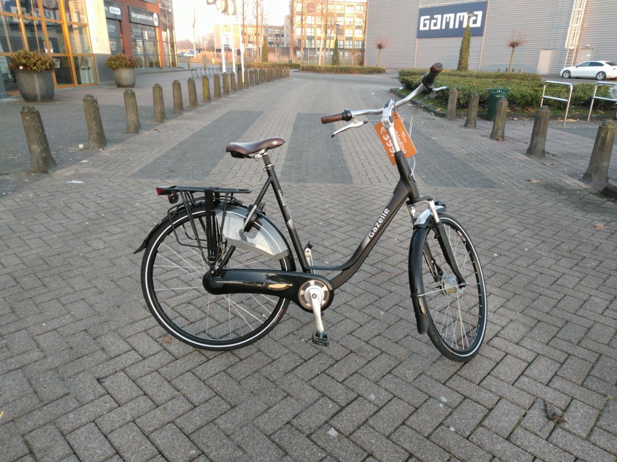 Gazelle Orange C7+ Mat Zwart