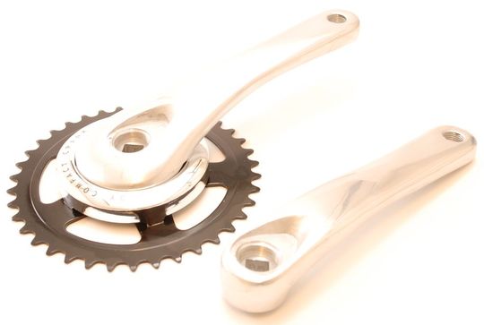 Merkloos ANP CRANKSTEL 38T SP2 ALM 170 ZI/ZW +0MM Zilver/Zwart - Afbeelding 2