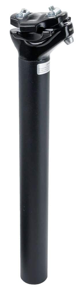 Merkloos ANP ZADELPEN 31.6X300 HL C255 ALM MZW Mat Zwart