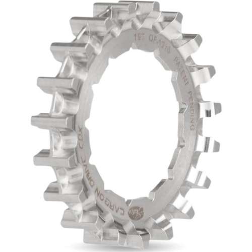 Gates CDX achtertandwiel 19 tands Rohloff Splined Silver