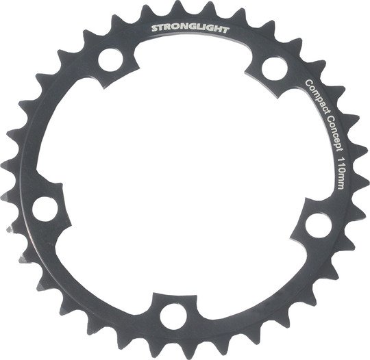 Stronglight KETT BLAD 36 SL S RACE DURAL 9/10V 110 ZW Zwart - Afbeelding 2
