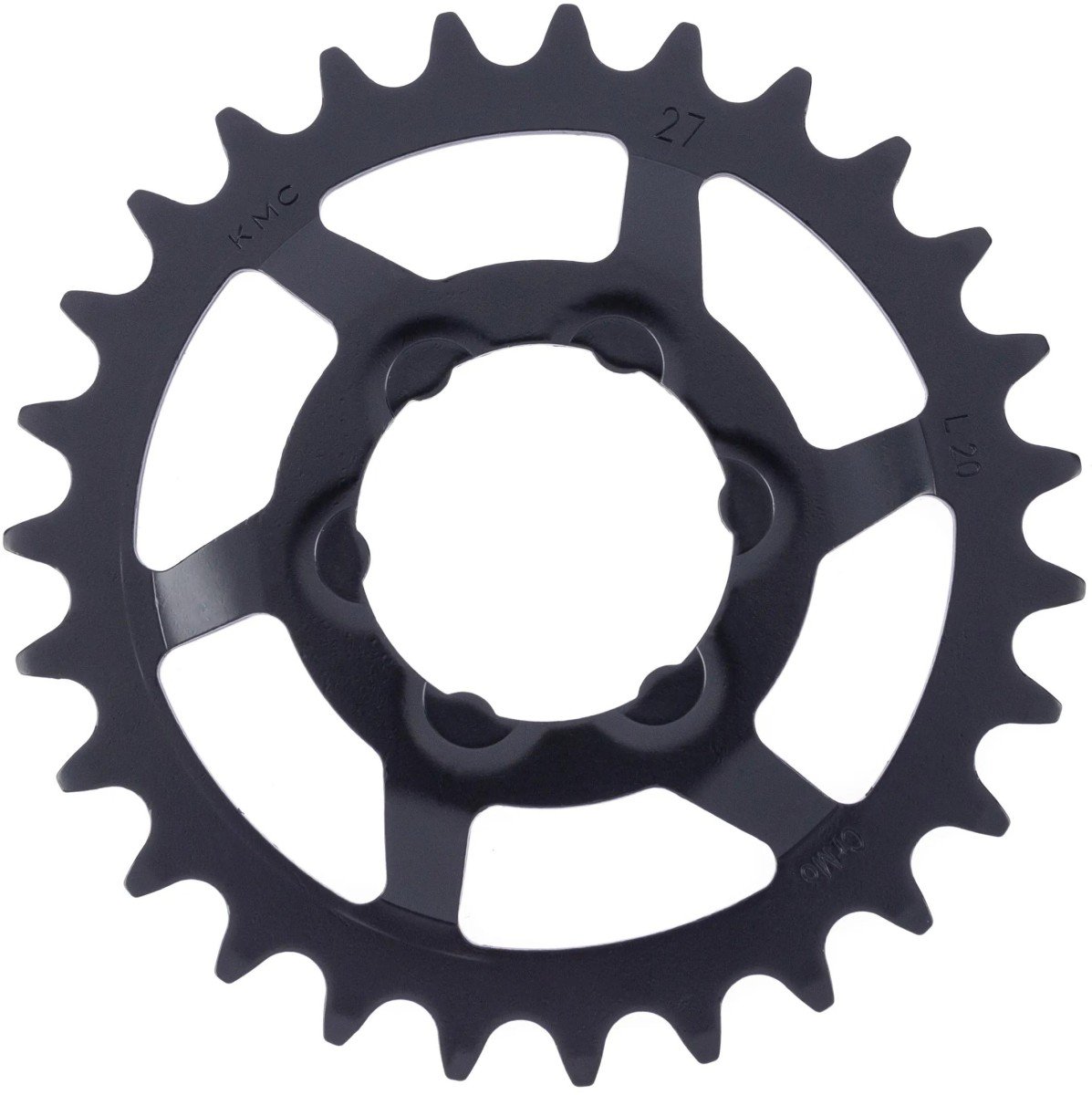 Kmc KETTINGWIEL FIETS 27T DOORGEZET 3/32" SH ZW Zwart - Afbeelding 2