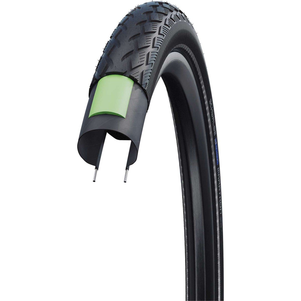 Schwalbe BUB 28X150 SC R MARATHON AEP GG ZW Zwart - Afbeelding 3