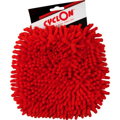 Cyclon Microvezel Washandschoen Rood