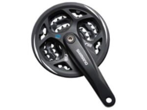 Shimano CRANKSTEL ATB 22/32/42 SH ALTUS CG ZW -4MM Zwart