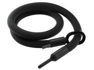 Texlock Mate insteekkabel 120 cm Zwart