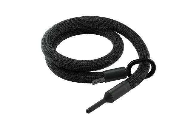 Texlock Mate insteekkabel 120 cm Zwart
