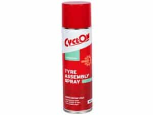 Cyclon OLIE TYRE ASSEMBLY SPRAY 500ML Rood|Zilver