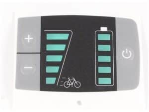 Emotion EBP STICKER E-MOT 24V DISPLAY LED ENTRY LE ZW/GRY Zwart/Grijs