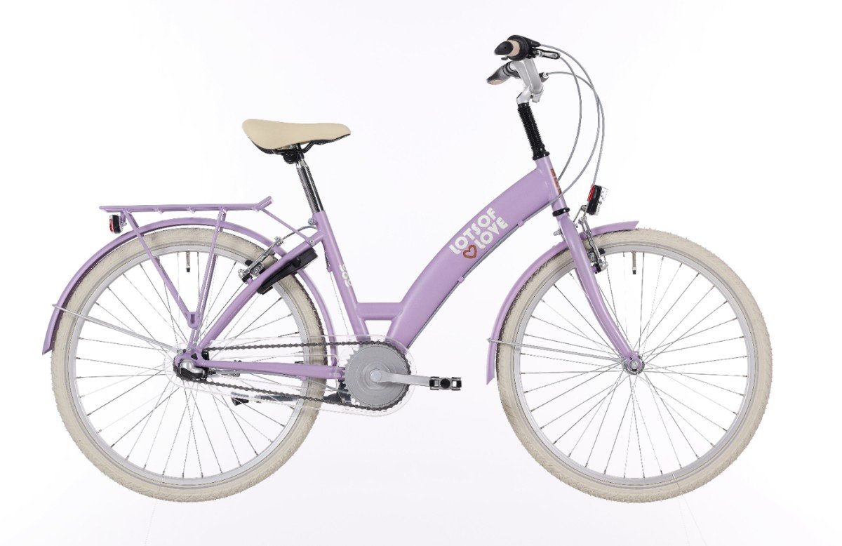 Bike Fun Lots of Love Mat Lila/Violet