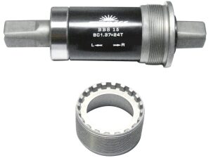 Sunrace trapas 68/131mm BSA stl Zwart