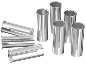 Merkloos Zadelpenvulbus 27.2-31.6 alu ZILVER